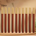 10pens Three Colors Signature Pens Ballpoint Pens 0.38 Pens Fine Tip Metal Neutral Pens Japanese Pens Fine Tip Roller Black Pens Wooden Writing Pens Wooden Pens Brass Office Daily Use